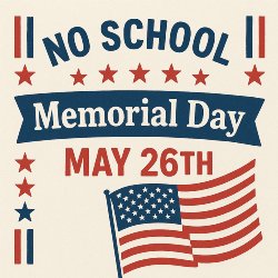 No School Memorial Day